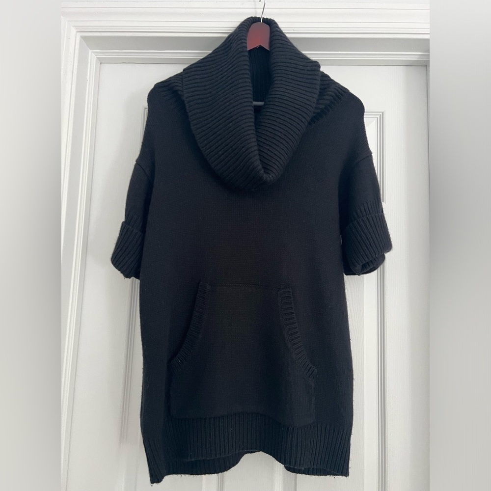 BCBG Maxazria soft, black oversized sweater size extra small, New without tags.
